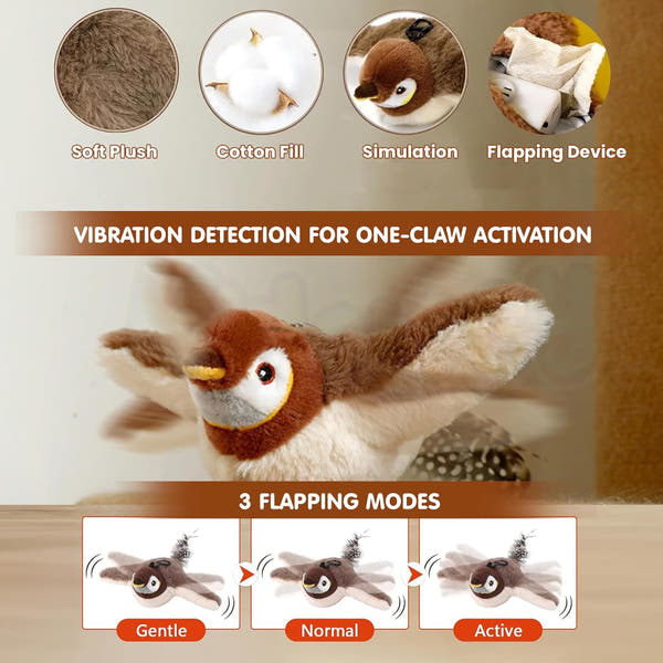 Cat Paradise™ Motion-Activated Flying Bird Toy™