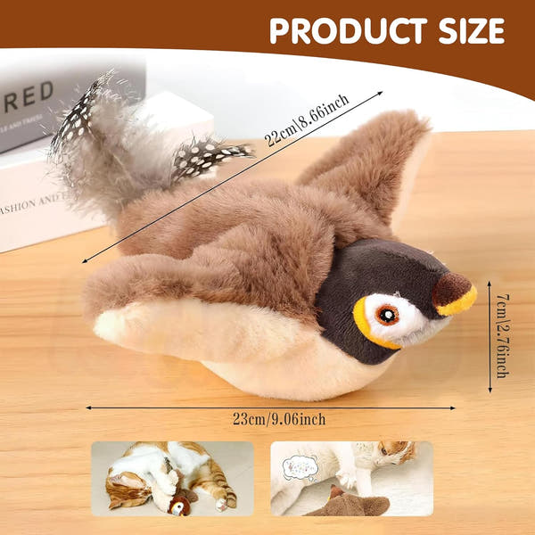 Cat Paradise™ Motion-Activated Flying Bird Toy™